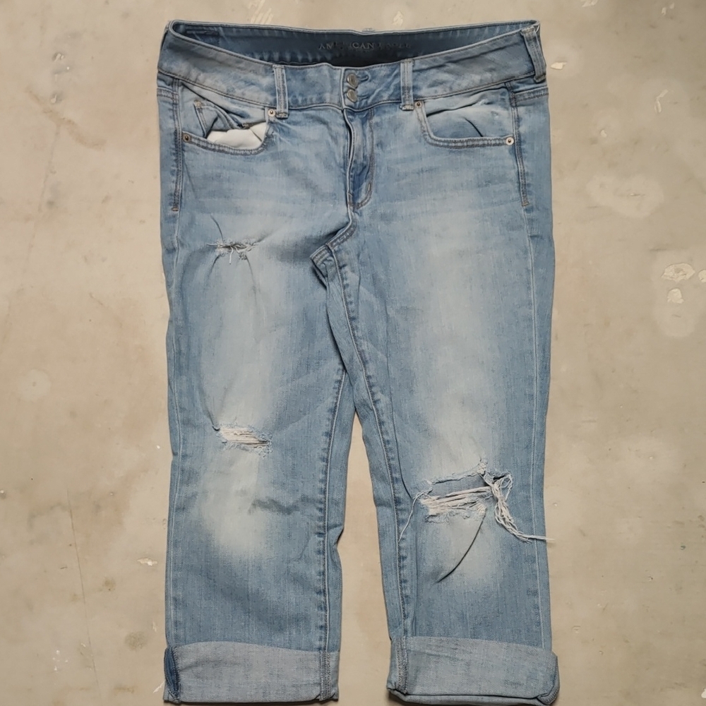 AE Blue Artist Jeans Distressed Casual